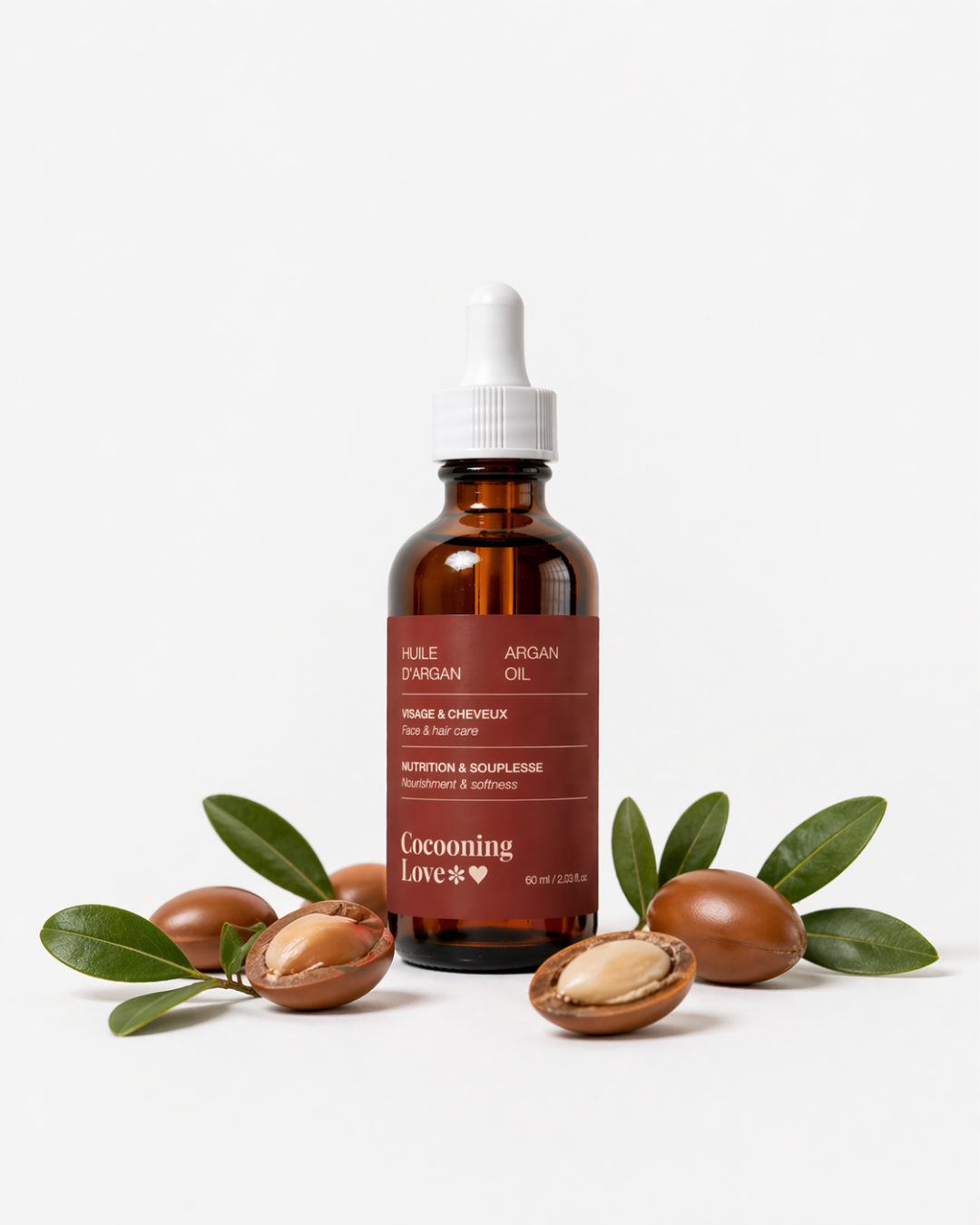 Huile d’argan – Nourrit & illumine les peaux sèches et cheveux ternes x 3 (40%)