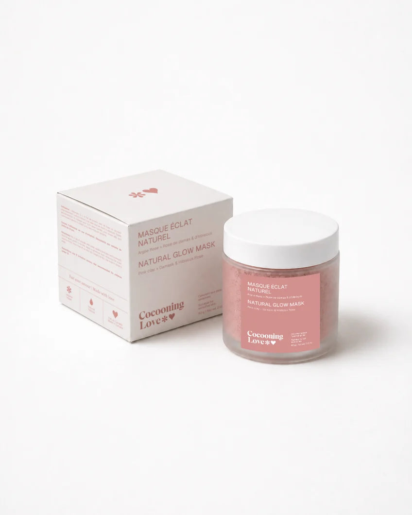 Masque visage argile rose, rose & hibiscus – Éclat, douceur & confort x 3 (50%)
