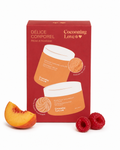 Coffret corps (Beurre fouetté et Exfoliant Pêche & Framboise) x 3 (40%)
