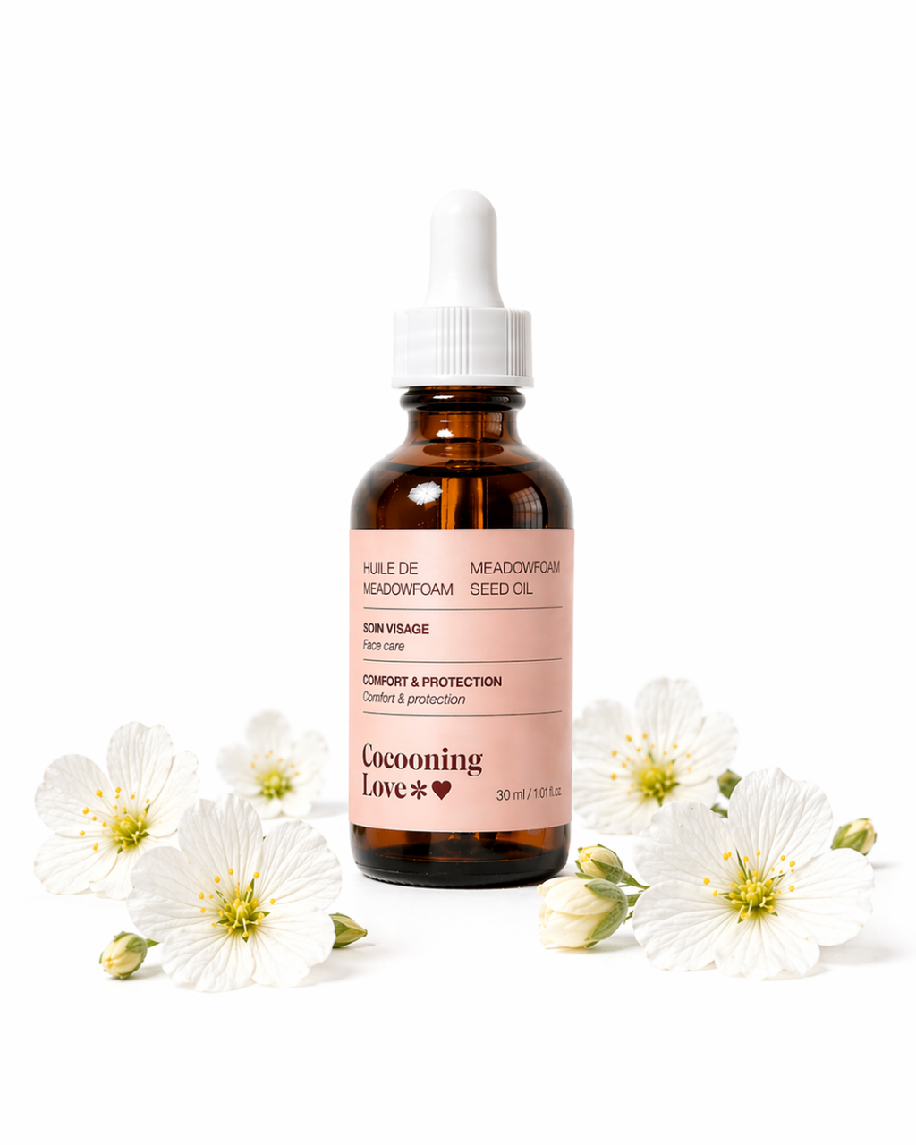 Huile de Meadowfoam – Confort & hydratation pour peaux sensibles et réactives x 3 (40%)